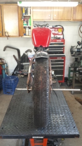 Sept 6 Tank and rear fender from rear